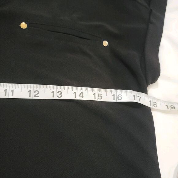 Flower And Feather Womens Top Size Small Minimalist Office Quarter Zip - Picture 5 of 7